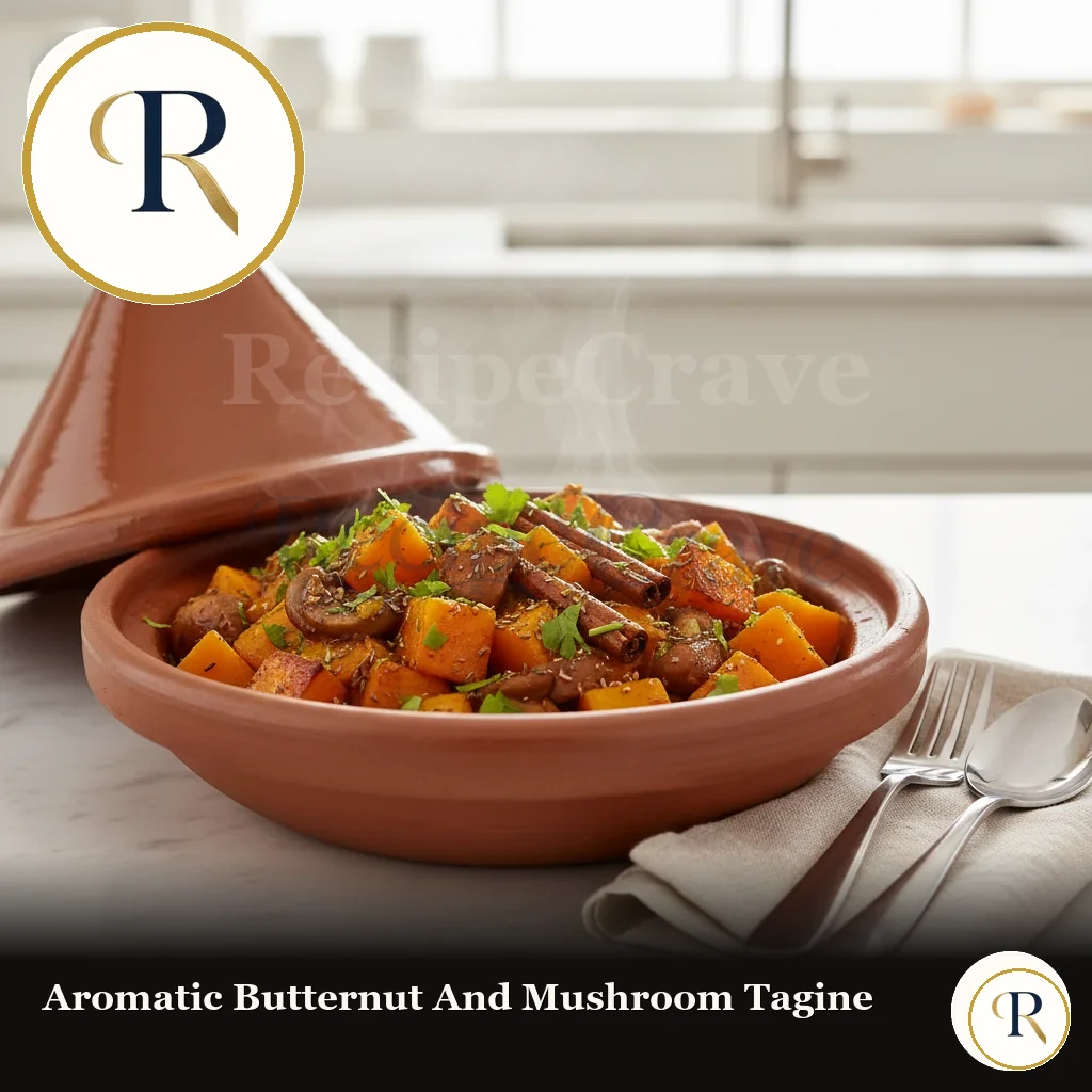 Aromatic Butternut and Mushroom Tagine