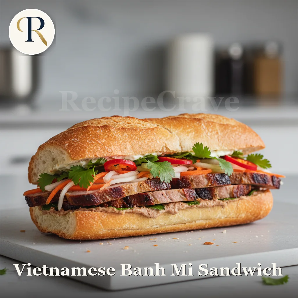 Vietnamese Banh Mi Sandwich