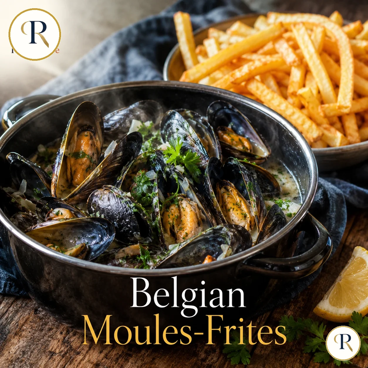Belgian Moules Marinières & Frites