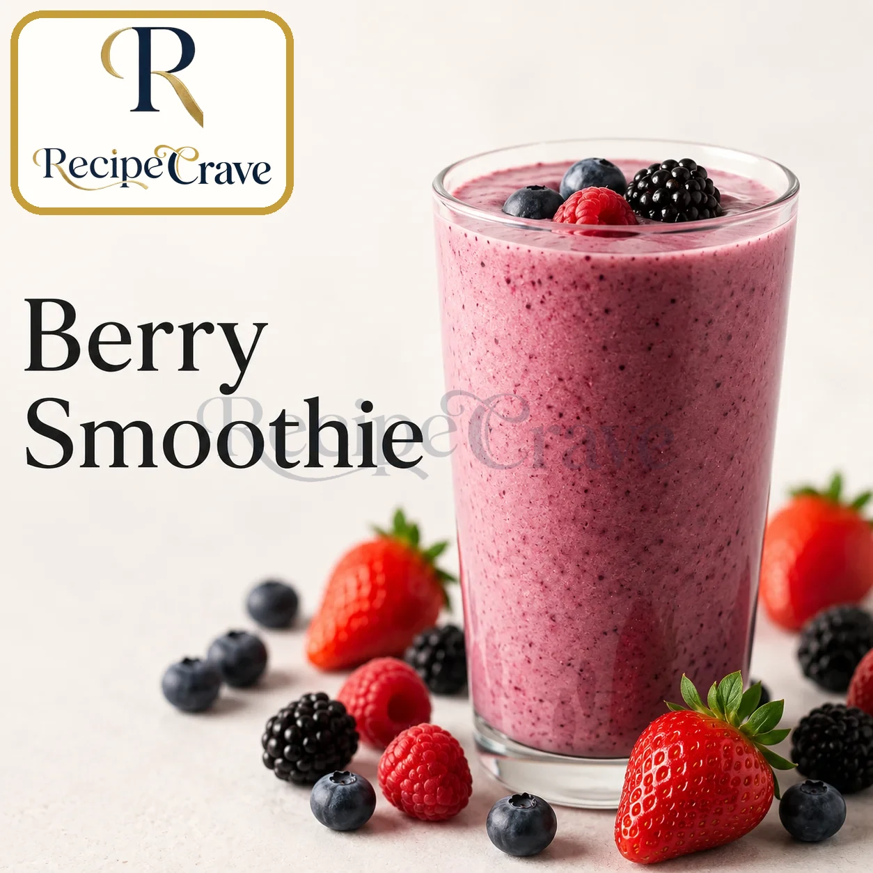 Berry Banana Protein Smoothie