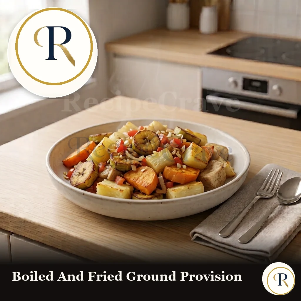 Boiled and Fried Ground Provision