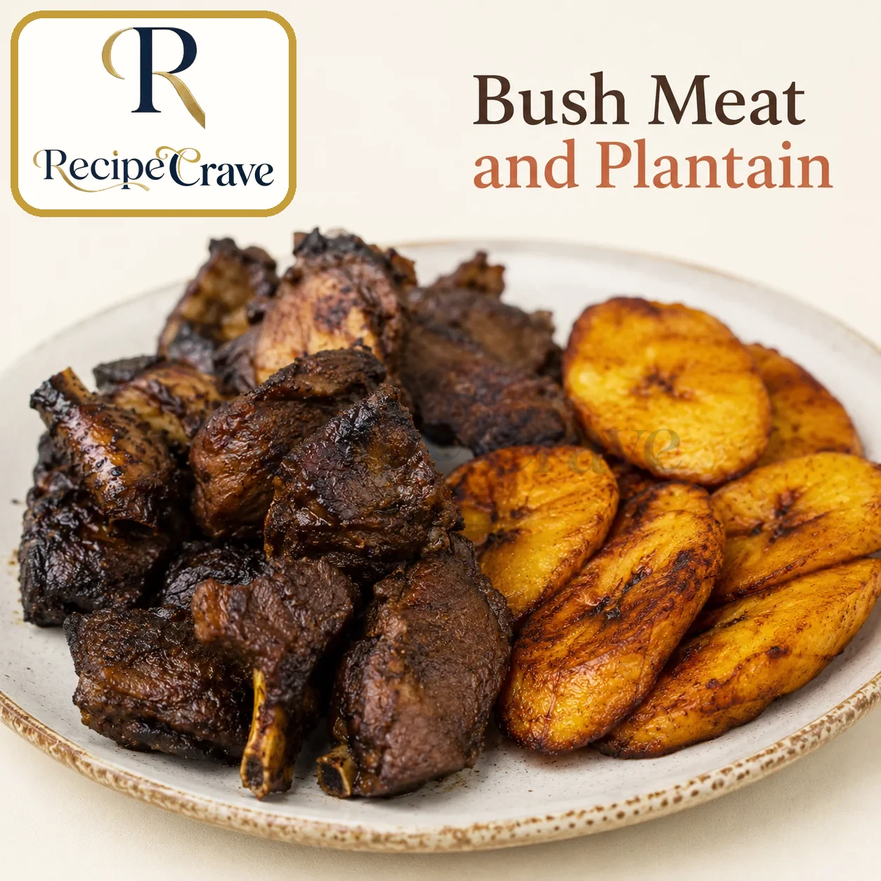 Bush Meat And Plantain