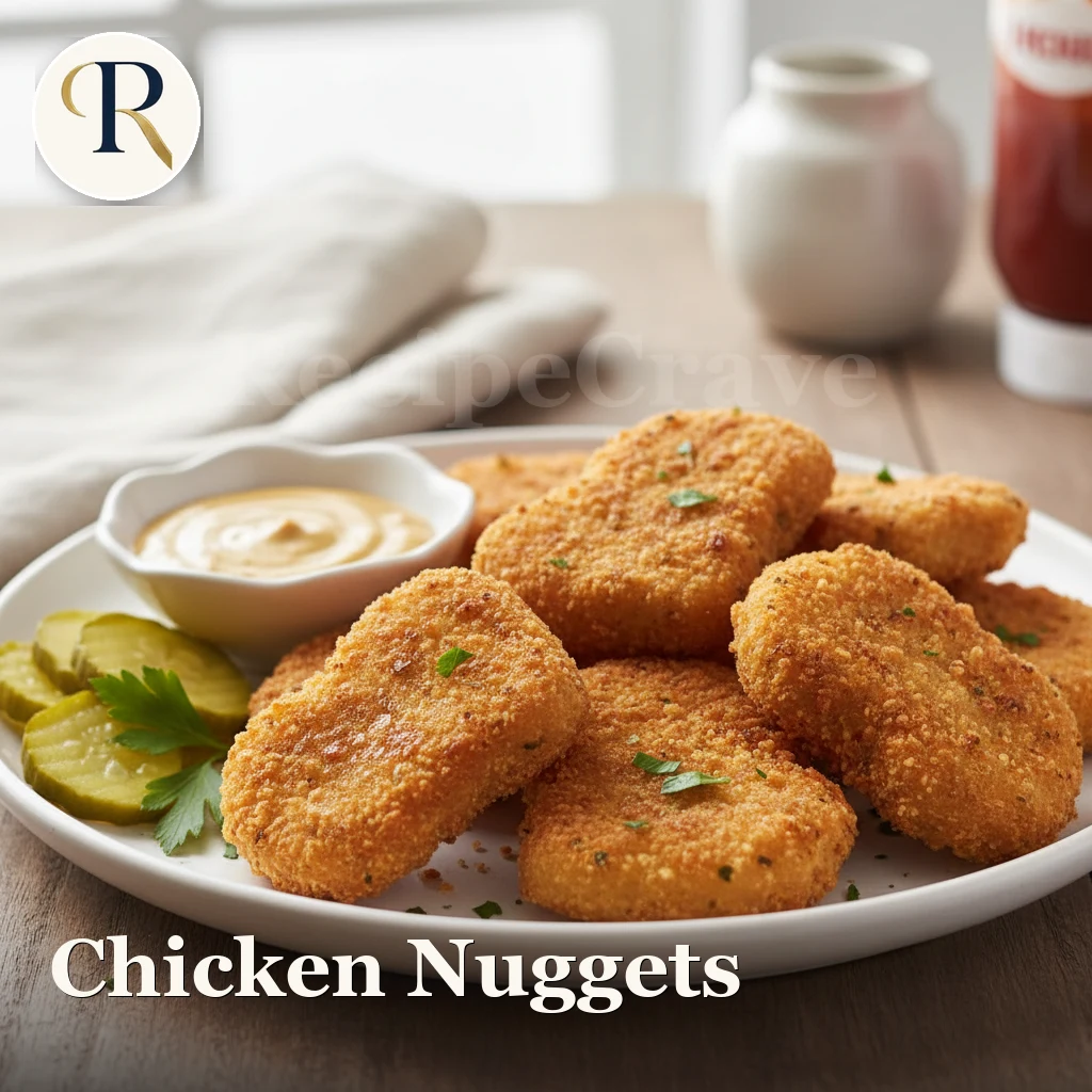 Homemade crispy chicken nuggets, a healthy lunchbox main kids actually eat