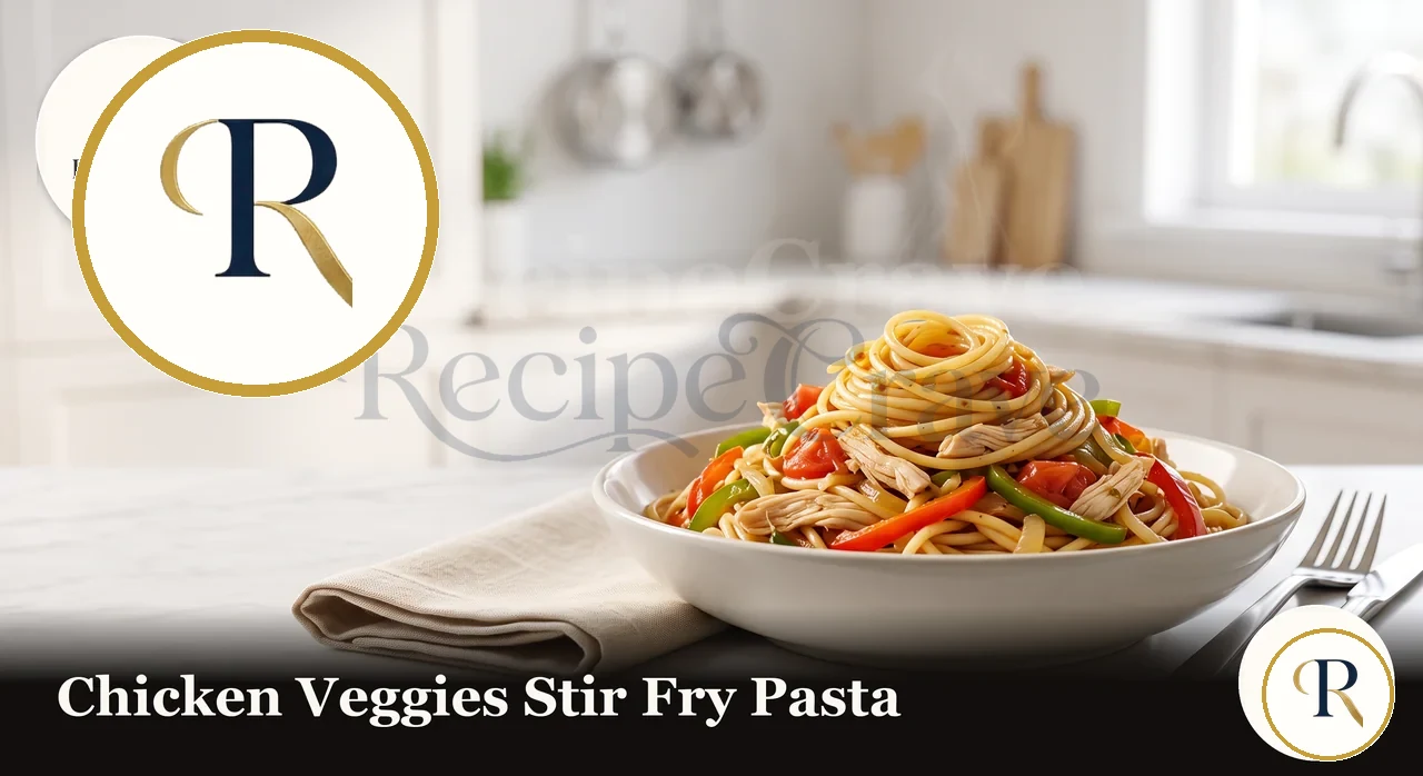 Chicken Veggies Stir-Fry Pasta