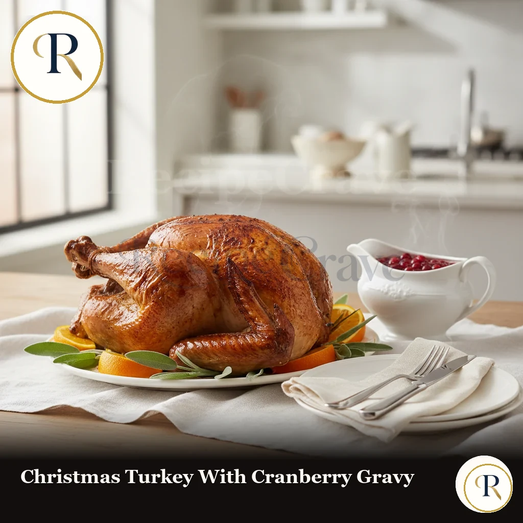 Christmas Turkey with Cranberry Gravy