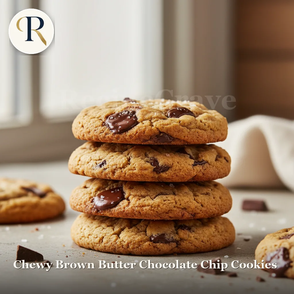 Chewy Brown Butter Chocolate Chip Cookies