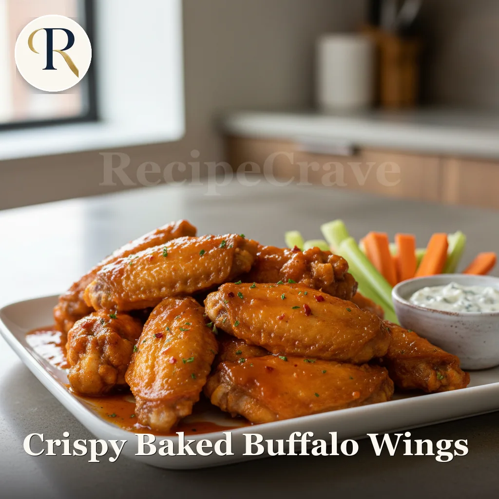 Crispy Baked Buffalo Wings