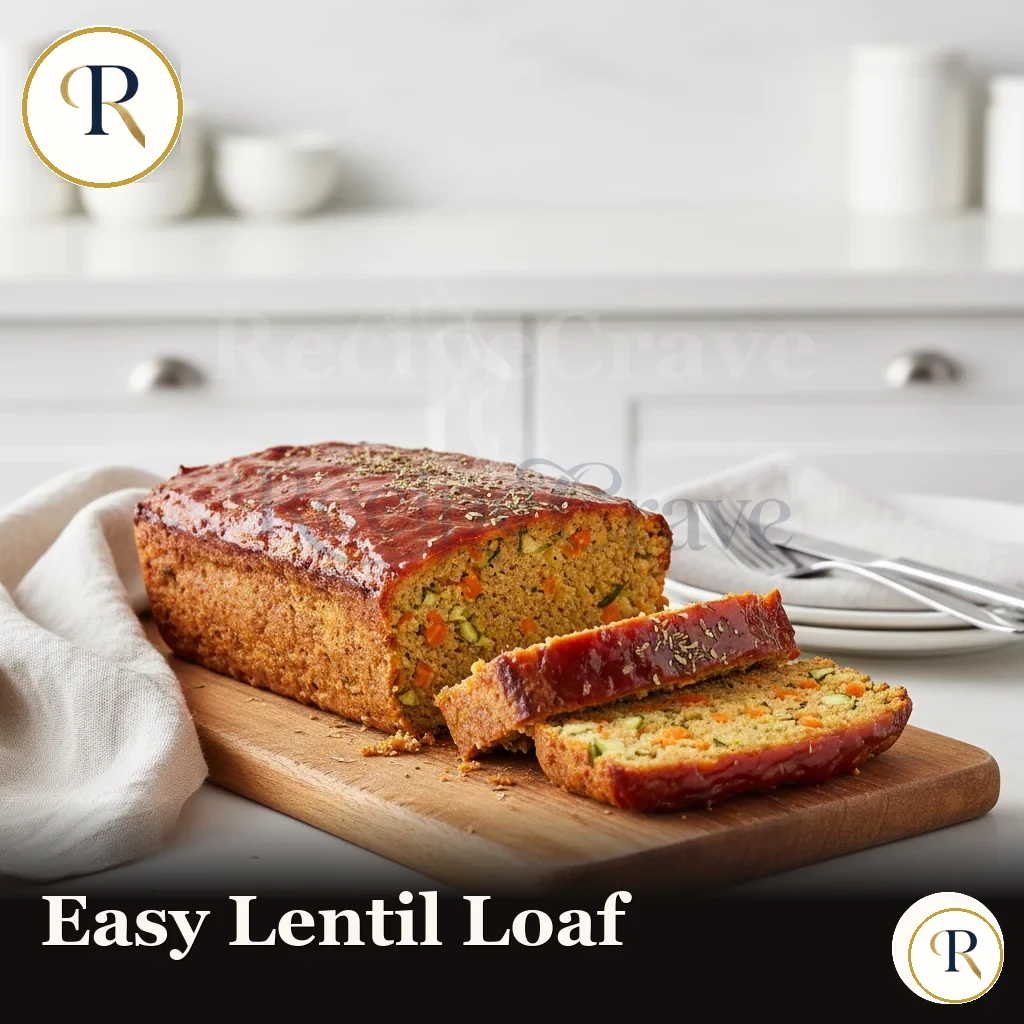 Easy lentil loaf, an anchor meal for budget meal planning
