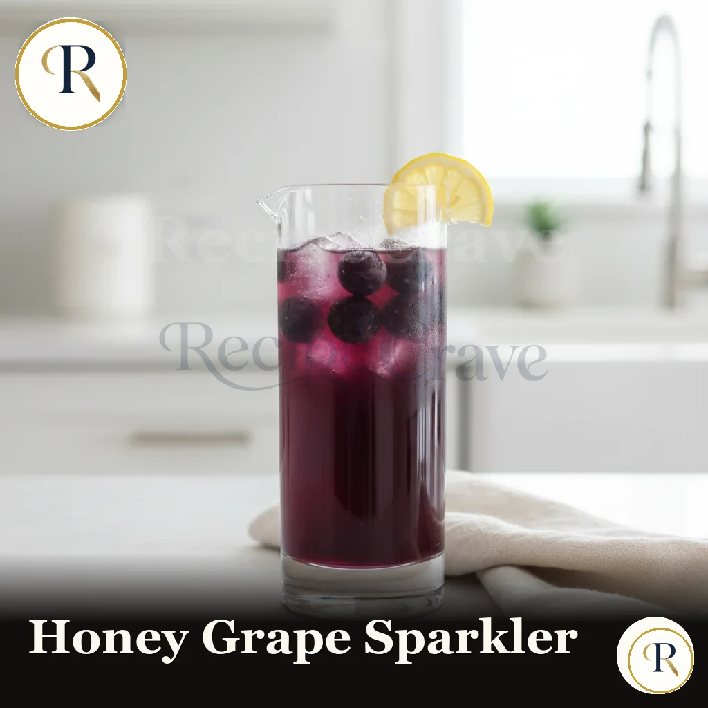 Honey Grape Sparkler