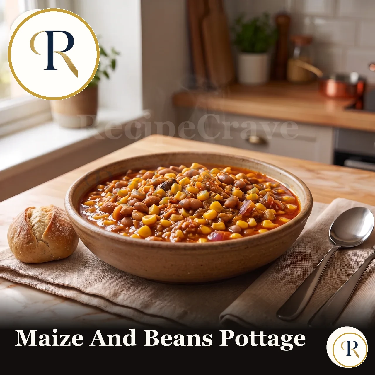 Maize and Beans Pottage (Adalu)