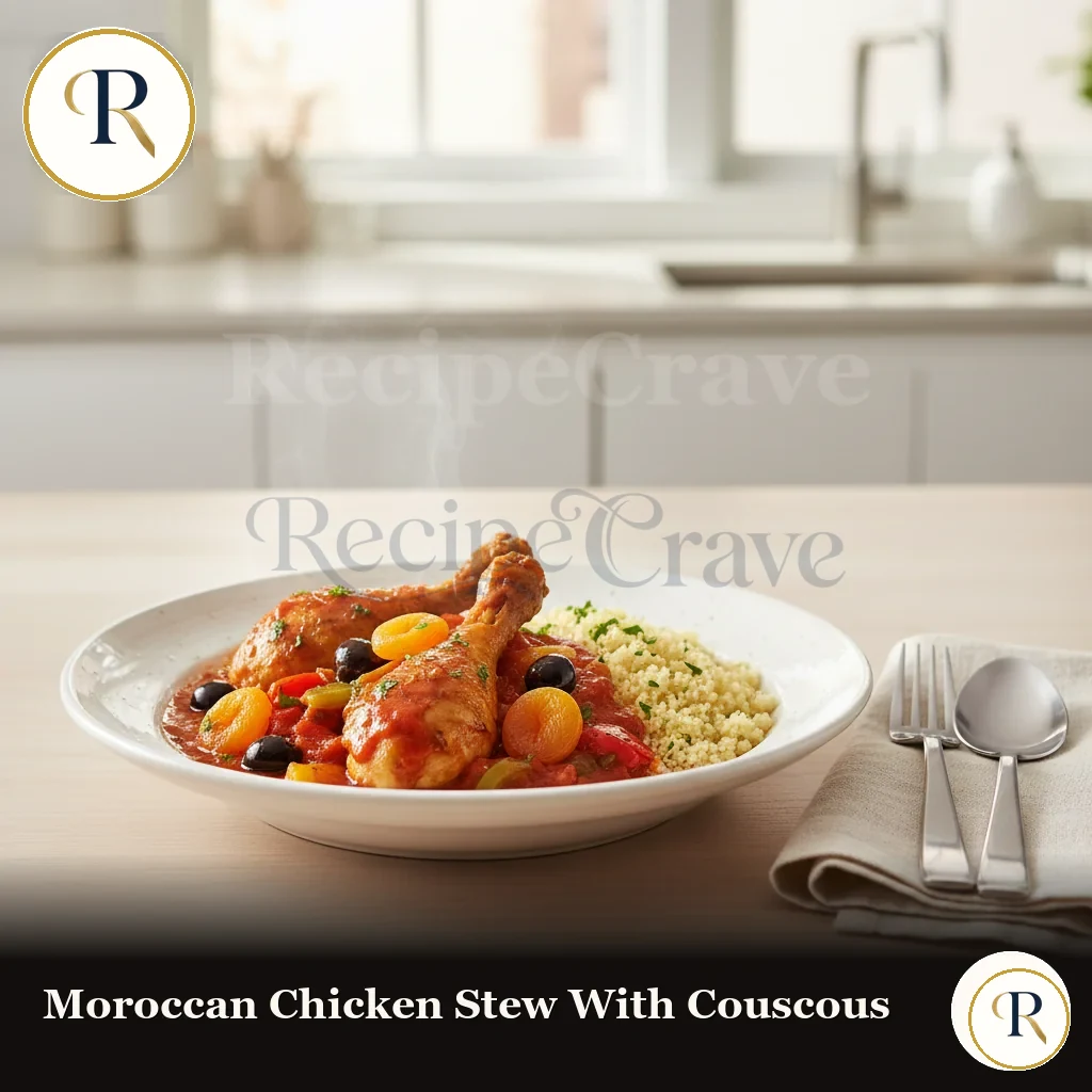 Moroccan Chicken Stew with Couscous