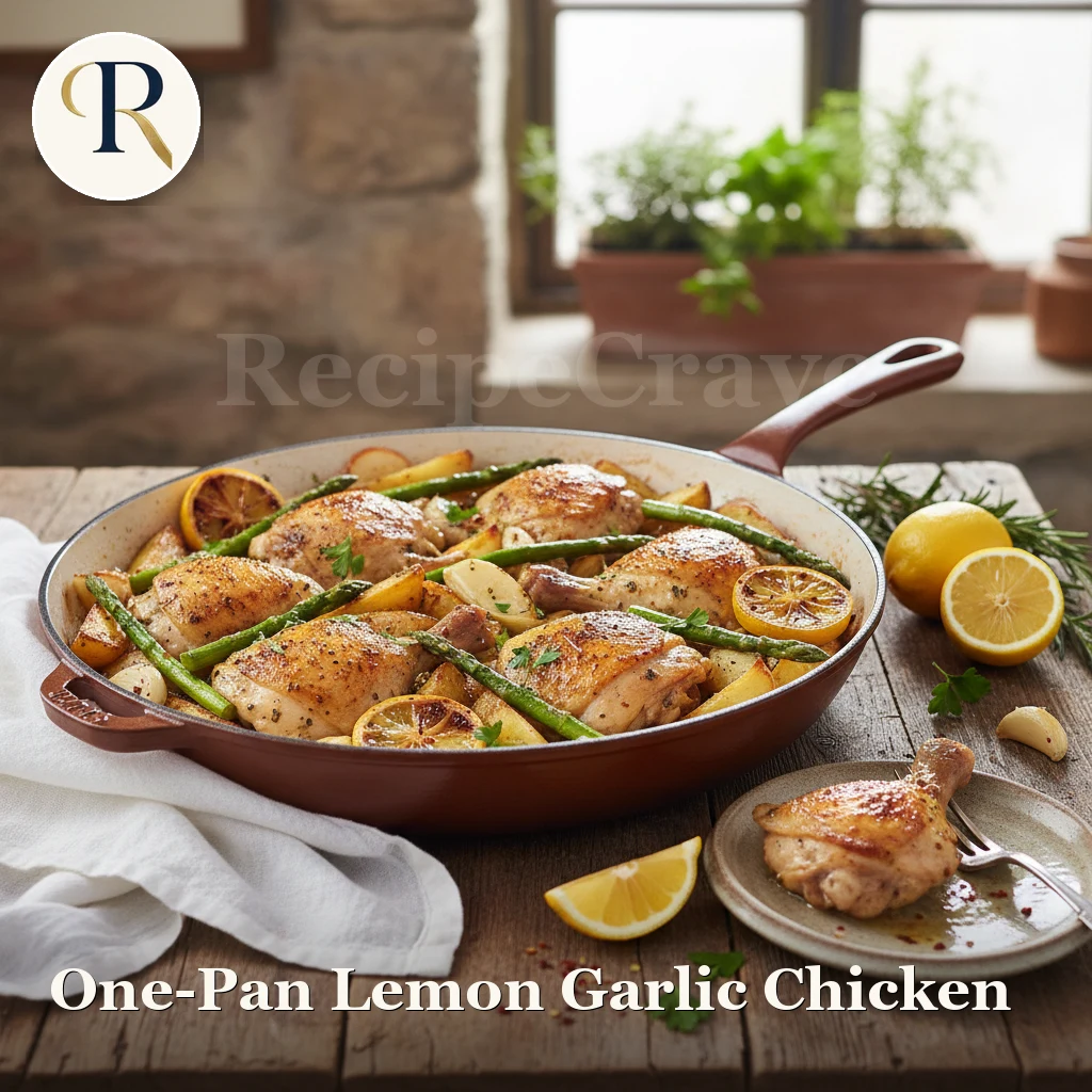 One-Pan Lemon Garlic Chicken