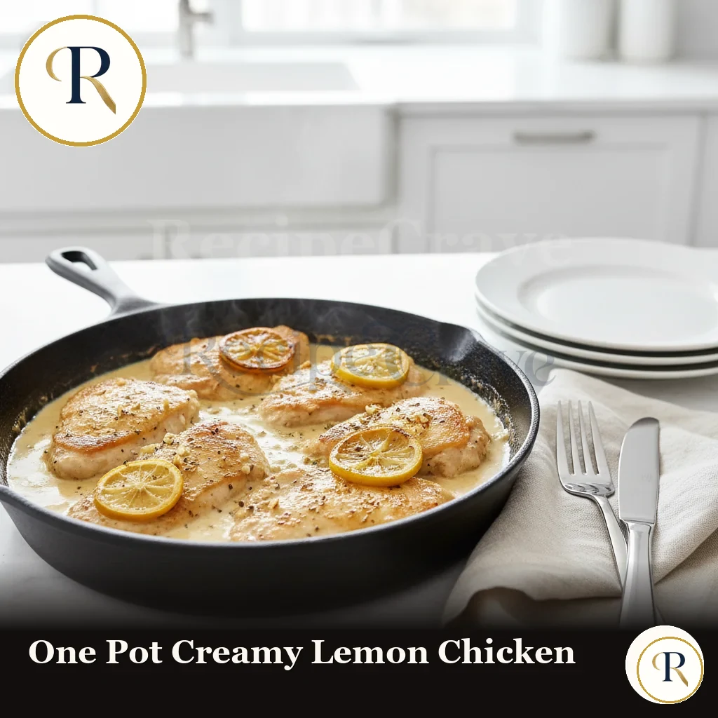 One-Pot Creamy Lemon Chicken