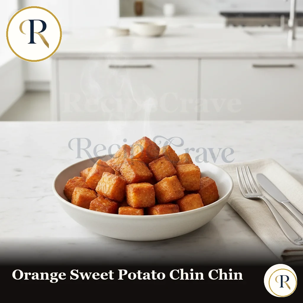 Orange Sweet Potato Chin-Chin