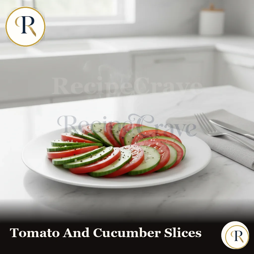 Tomato and Cucumber Slices