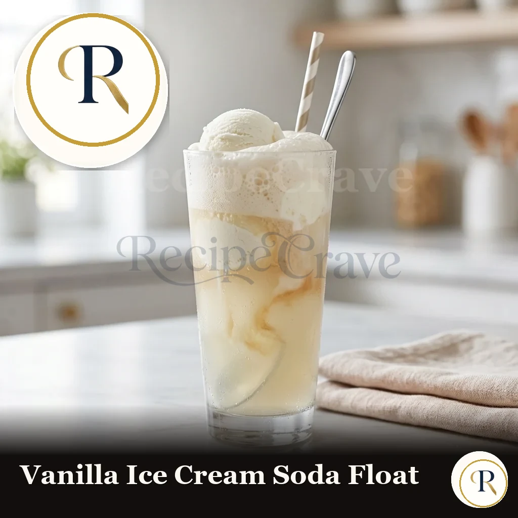 Vanilla Ice Cream Soda Float