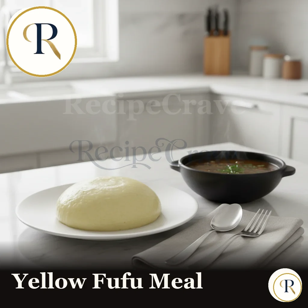 Yellow Fufu Meal